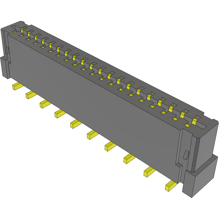 Samtec-FC1-20-01-T Steckverbinder, FFC-FPC Conn FFC Connector SKT 20 POS 1mm Solder ST SMD Tube
