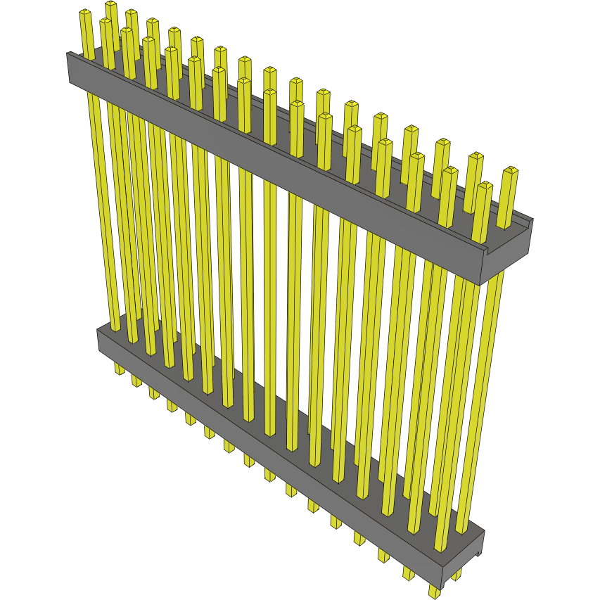Samtec-DW-16-14-G-D-1180 Embases de raccordement et réceptacles PCB Conn Board Stacker HDR 32 POS 2.54mm Solder ST Top Entry Thru-Hole Bulk