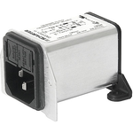 Power Entry Module Filtered M 3 POS 250VAC 10A Fuse ST 1 Port