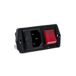 Power Entry Module Unfiltered M 3 POS Fuse/Switch ST 1 Port