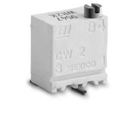 BI Technologies-84PR200KLF Widerstandstrimmern, Potenziometern und Regelwiderstande Res Cermet Trimmer 200K Ohm 10% 0.25W(1/4W) 12(Elec)Turn 1.78mm (6.35 X 5.33mm) Gull Wing SMD Tube