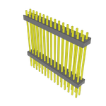 Conn Board Stacker HDR 30 POS 2.54mm Solder ST Top Entry Thru-Hole Bulk