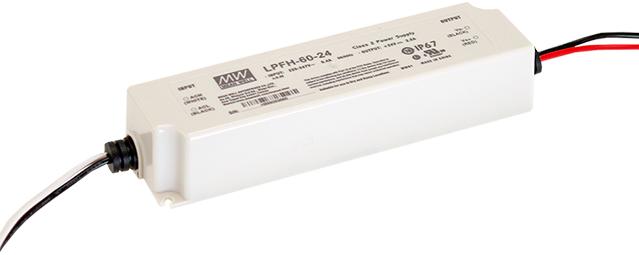 Mean Well Enterprises-LPFH-60-12 LED-Spannungsversorgung AC/DC LED Power Supply 60W Single 4-Pin