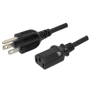 Same Sky (formerly CUI Devices)-AC-C13 NA Cable Assembly AC Power Cable Assembly Cable Assembly AC Power Cord 1.83m 18AWG Power to Power 3 to 3 POS F-M