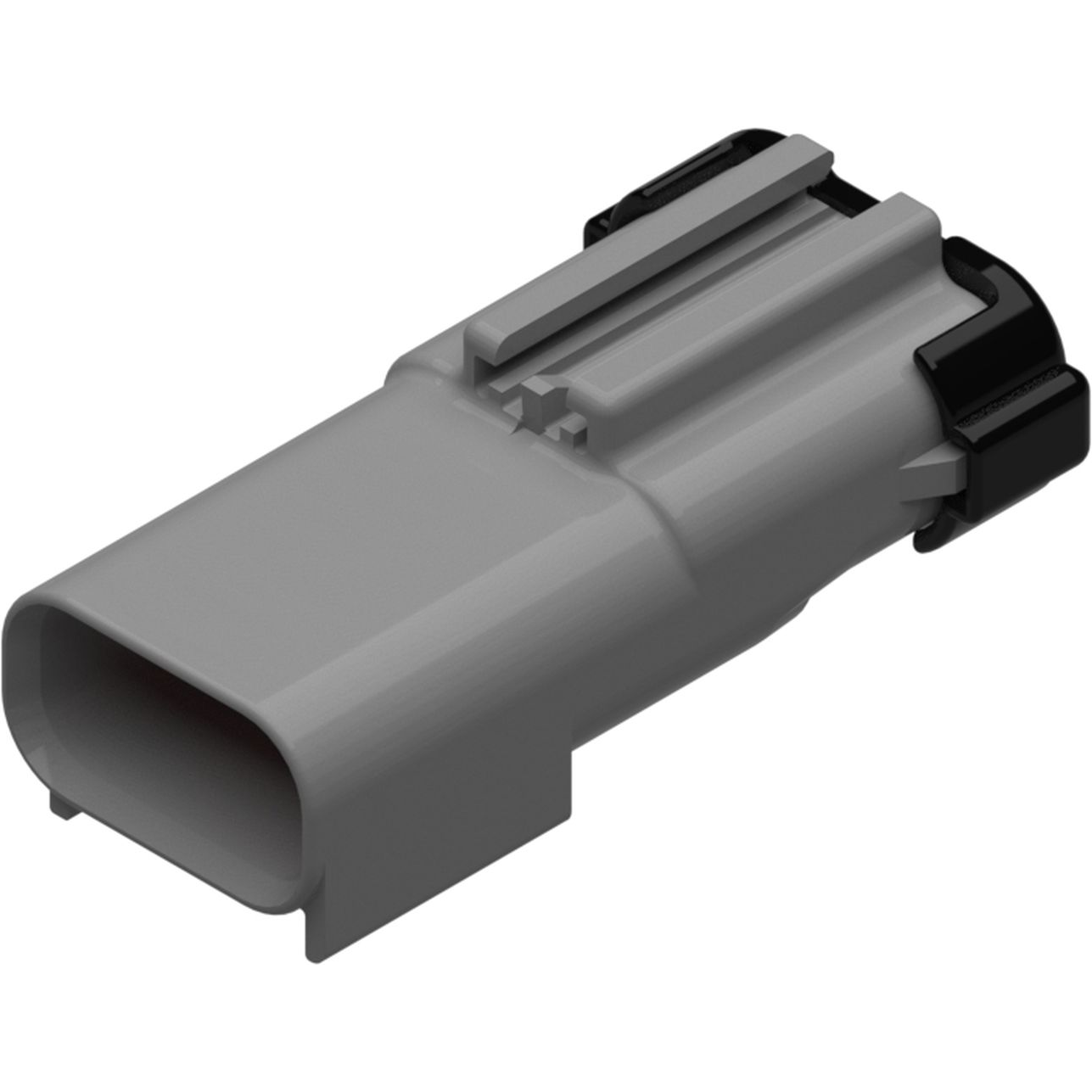 Delphi-15435333 Einzeladersteckverbinder, Gehäuse Conn Housing M 3 POS 5.25mm Crimp ST Cable Mount Light Gray