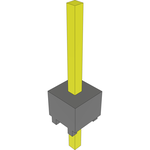 Conn Unshrouded Header HDR 1 POS Solder ST Top Entry Thru-Hole Bulk
