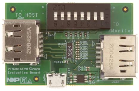 NXP Semiconductors-PTN3816EVM Entwicklungssätze und Werkzeuge PTN3816 DisplayPort, Linear Redriver Evaluation Board