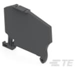 TE Connectivity-1SNK900106R0000 Connector Accessories Circuit Separator Dark Grey For Terminal Block
