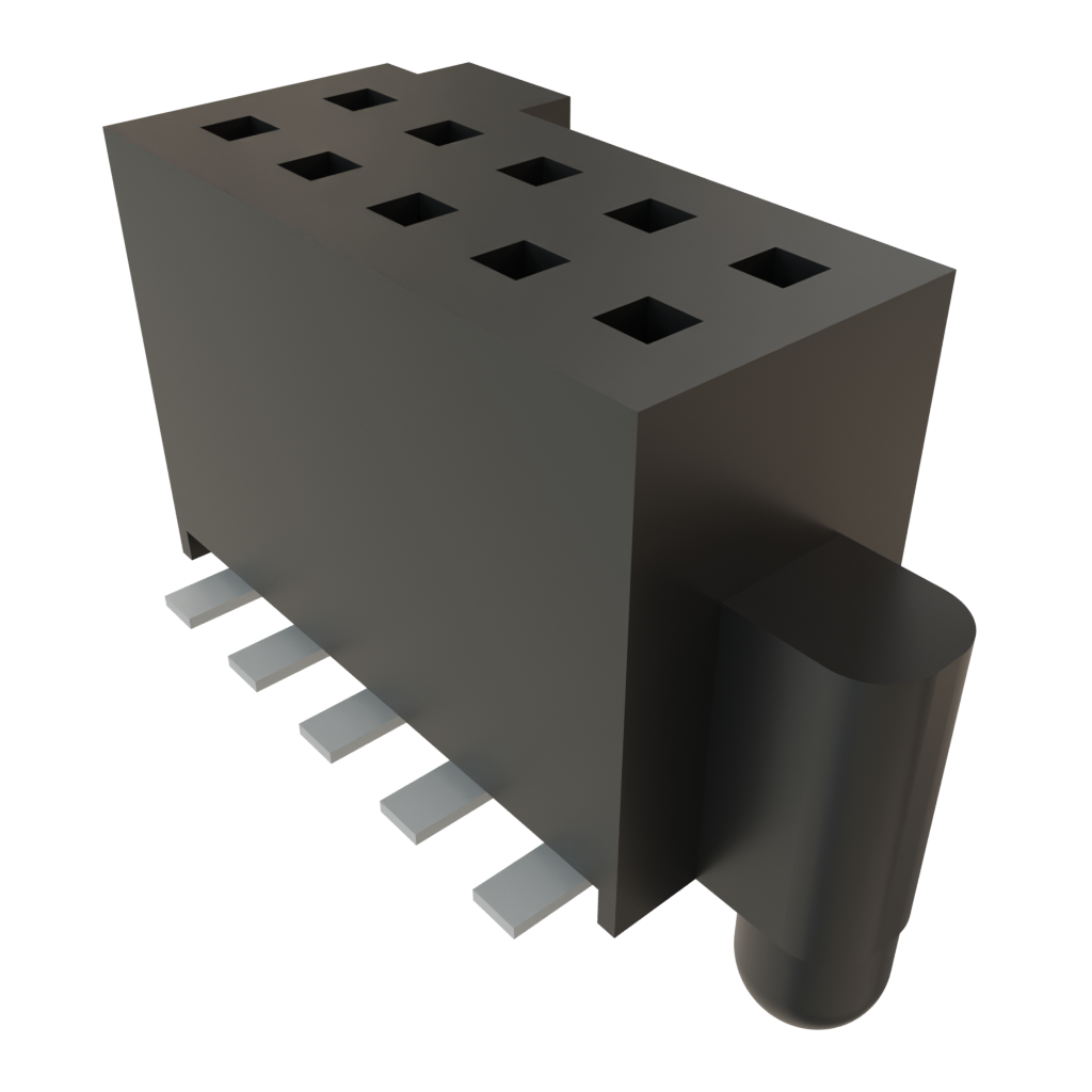 Samtec-SFM-105-L2-L-D-A Steckverbinderleisten und Leiterplattenbuchsen Conn Socket Strip SKT 10 POS 1.27mm Solder ST SMD TIGER EYE™ Tube