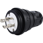 Conn NEMA L17-30P PL 3Power/1Ground POS ST Cable Mount 4 Terminal 1 Port Watertite®