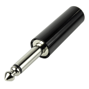 Same Sky (formerly CUI Devices)-MP-6320A Raccordement audio et vidéo Conn 6.3MM Mono Plug PL 2 POS Crimp ST Cable Mount 2 Terminal 1 Port