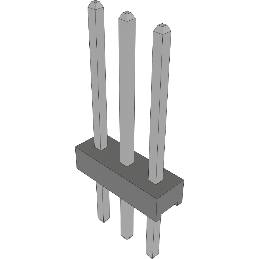 Samtec-MTMM-103-09-T-S-315 Cabezales del conector y receptáculos PCB Conn Unshrouded Header HDR 3 POS 2mm Solder ST Thru-Hole Bulk