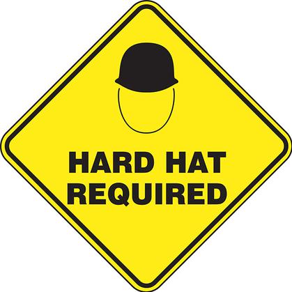 Panduit-PFM0062 Etichette Labels FLR Sign Vinyl Black/Yellow 431.8x431.8mm