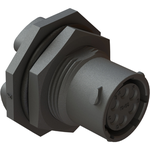 Conn Circular SKT 6 POS Solder ST Jam Nut 6 Terminal 1 Port Box