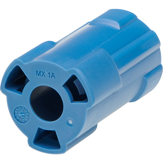 Molex-2207183001 Custodia filo connettore dedicato HyperQube 6.00mm, Plug Housing, Blue, Bag