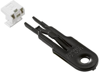 Panduit-FLCCLIW-X Tools Other Package of Ten LC Duplex Lock-In Clips and One Removal Tool