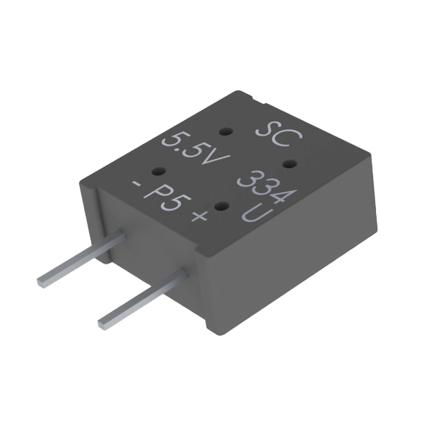 KEMET Corporation-FMU0H334ZF Elektrische Doppelschichtkondensatoren – Superkondensatoren Cap Supercap 0.33F 5.5V -20% to 80% ( 14 X 9 X 15mm ) Radial Aluminum Rectangular Can 5mm 25 Ohm 1000h 105°C Bag Automotive AEC-Q200