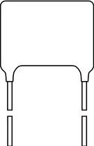 Vishay-BFC236941473 Kondensator, Kunststofffilm Cap Film 0.047uF 250V PET 10% (12.5 X 4.5 X 9mm) Radial Wound 10mm 105°C Loose