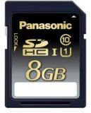 Panasonic Industry-RP-SDQE08DA1 Flash Cards Flash Card 8G-byte 1.8V/2.5V/3.3V SDHC Card 8-Pin