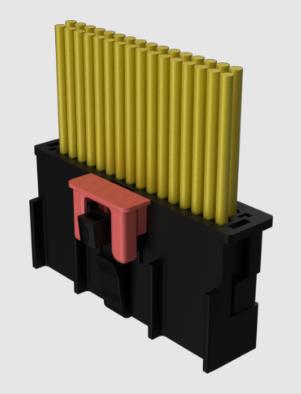 Amphenol Communications Solutions-10159549-112KALF Gaine de câblage de raccordement discret Conn Housing RCP 12 POS 0.9mm Crimp ST Cable Mount Black WireLock® Tray