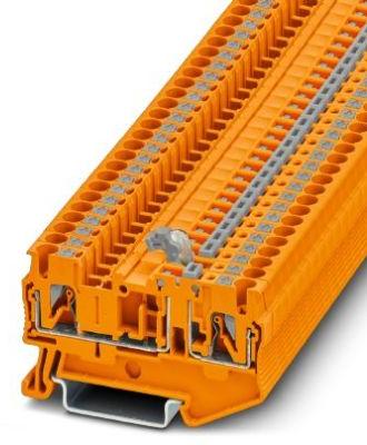 PHOENIX CONTACT-3212316 Steckverbinder, Klemmenblöcke Conn Knife Disconnect Terminal Block 2 POS 5.2mm Push-In Spring T DIN Rail 20A