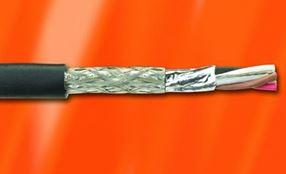 Alpha Wire-M8708040 BK002 Kabel, Mehrleiter Shielded Multi-Conductor Cable Tape Polyvinyl Chloride/Nylon 8Conductors 18AWG 12.24mm 600VAC Black 152.4m Spool