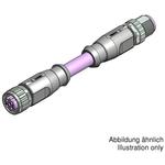 Connecting Cable M12X1, Cuzn, Nickel, Gold Plated