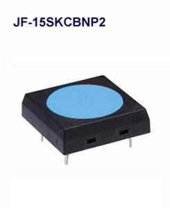 NKK Switches-JF-15SKCBNP2 Tastschalter Switch Tactile OFF (ON) SPST Flush Round Button PC Pins 0.05A 24VDC 500000Cycles 3N Thru-Hole