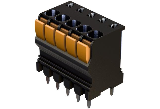 HARTING Technology Group-14020214101000 Connector Terminal Blocks Conn Terminal Block 2 POS 3.5mm Spring Clamp ST Thru-Hole 10A har-flexicon® Bulk