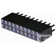 TE Connectivity-6-535542-0 Cabezales del conector y receptáculos PCB Conn Socket Strip SKT 20 POS 2.54mm Solder ST Top Entry Thru-Hole Box