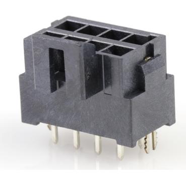 Molex-1722991308 Embases de raccordement et réceptacles PCB Conn Wire to Board HDR 8Power POS 3.5mm Solder ST Top Entry Thru-Hole Ultra-Fit Tray