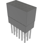 Conn Elevated Socket SKT 18 POS 2.54mm Solder ST Top Entry Thru-Hole Tube