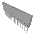 Conn Elevated Socket SKT 16 POS 2.54mm Solder ST Top Entry Thru-Hole Tube