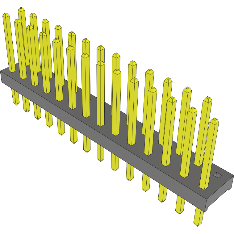 Samtec-MTMM-114-07-SM-D-275-028 Cabezales del conector y receptáculos PCB Conn Unshrouded Header HDR 28 POS 2mm Solder ST Top Entry Thru-Hole Bulk