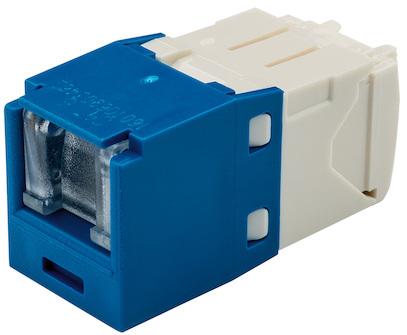 Panduit-CJH688TGBU Steckverbinder, Telefon und Telekommunikation Cat6 Spring Shuttered Jack, TG Style, BU