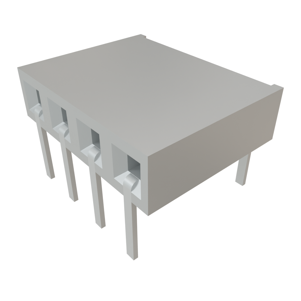 Samtec-TSW-104-08-F-S-RA Steckverbinderleisten und Leiterplattenbuchsen Conn Unshrouded Header HDR 4 POS 2.54mm Solder RA Side Entry Thru-Hole Bulk
