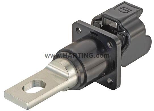 HARTING-09930010303 Terminales del conductor Busbar Terminal Copper Alloy Black M 85mm Silver