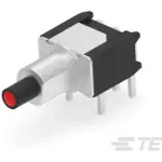 Switch Push Button N.O./N.C. SPDT Round Plunger 20VAC 20VDC 0.4VA Momentary Thru-Hole PC Pins Bulk