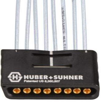 HUBER+SUHNER-MF53/1X8A_21MXP/21SK_ERG/229 Andere Kabelbaugruppen Cable Assembly 0.229m 8(SMA) to 8POS Wire to Board 8 to 8 POS F-F Tape