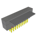 Cable Assembly 0.25m 30AWG 0.64mm 20 POS IDC Connector M Clamshell