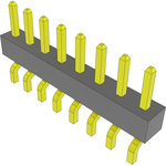 Conn Unshrouded Header HDR 8 POS 2mm Solder RA Side Entry SMD T/R