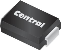 Central Semiconductor-1SMC90A TR13 PBFREE Überspannungsbegrenzer (TVS) Surface Mount Silicon Uni-Directional Glass Passivated Junction Transient Voltage Suppressor