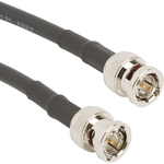 BNC Straight Plug to BNC Straight Plug on Belden 1505A 72 inches