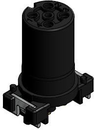 CONEC Elektronische Bauelemente GmbH-43-01849TR Connector Circular Conn M12 Circular SKT 5 POS Solder ST SMD 5 Terminal 1 Port T/R
