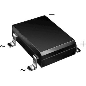 Vishay-DF1502S-E3/77 Bridge Rectifiers Rectifier Bridge Diode Single 200V 1.5A 4-Pin Case DFS T/R