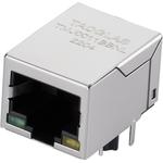 Conn RJ-45 F 8 POS 1.27mm Solder RA Thru-Hole 12 Terminal 1 Port Tray