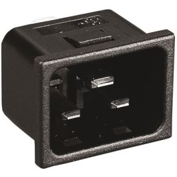 Bulgin Limited-PX0598/10/48 Connector Power Conn Power M 3 POS Solder Lug ST Panel Mount 3 Terminal 1 Port Bulk