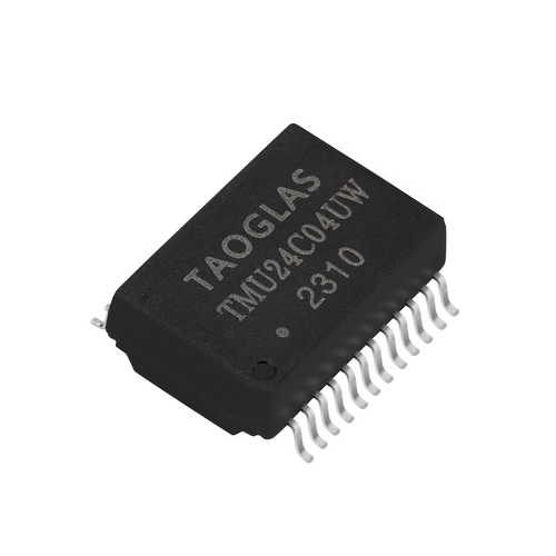 taoglas-TMU24C04UW Telecom, Übertrager Telecom Transformer 1CT:1CT 1Ohm Prim. DCR 1Ohm Sec. DCR 24 Terminal Gull Wing SMD