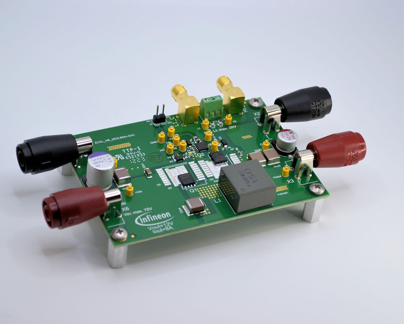 Infineon Technologies AG-EVALHB2EDL803XG4CTOBO1 Energiemanagement, Entwicklungsplatinen und -kits 2EDL803X-G4C Gate and Power Driver 12V Output Evaluation Board