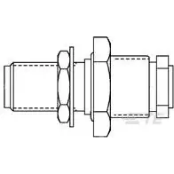 TE Connectivity-1051029-1 Connector RF Conn SMA 0Hz to 18GHz 50Ohm Solder ST Panel Mount RCP Gold Package